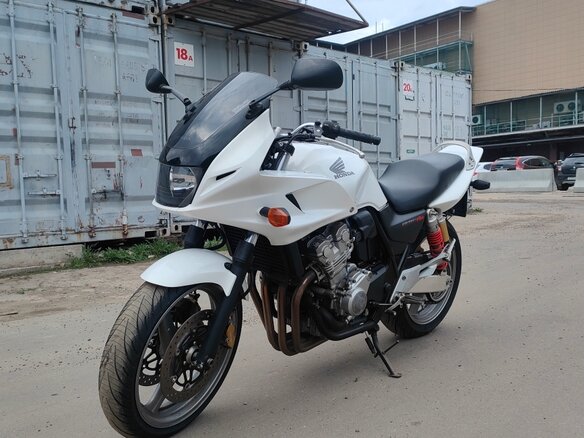 2009 Honda CB 400 Super Four, белый, 449000 рублей - вид 4