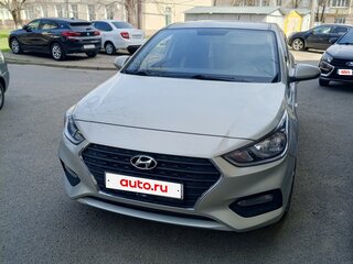 2018 Hyundai Solaris II, бежевый, 1170000 рублей, вид 2