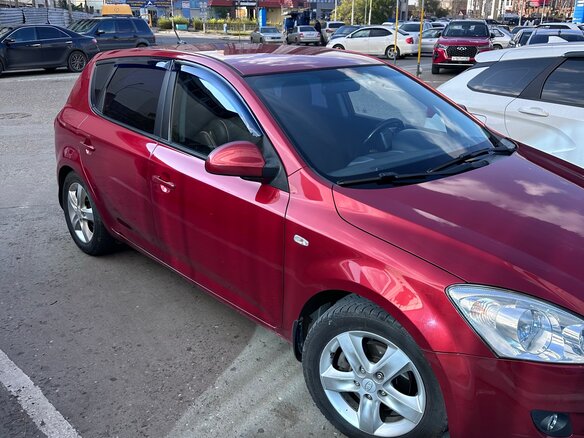 2008 Kia Ceed I, красный, 800000 рублей - вид 4
