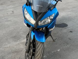2012 Kawasaki ER-4F (Ninja 400R), синий, 420000 рублей, вид 1
