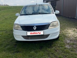 2012 Renault Logan I Рестайлинг, белый, 399999 рублей, вид 1
