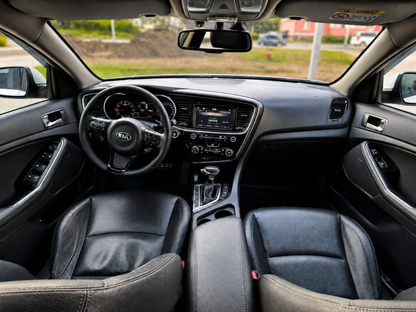 2015 Kia Optima III Рестайлинг, белый, 1350000 рублей - вид 12