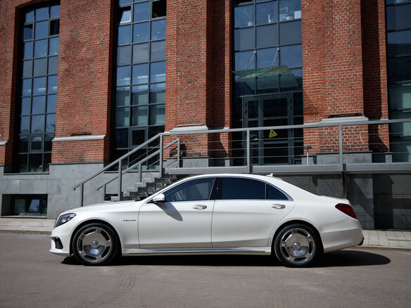 2014 Mercedes-Benz S-Класс AMG 63 AMG Long III (W222, C217), белый - вид 1