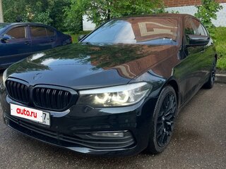 2017 BMW 5 серии 520d VII (G30/G31/G38), чёрный, 2400000 рублей, вид 2