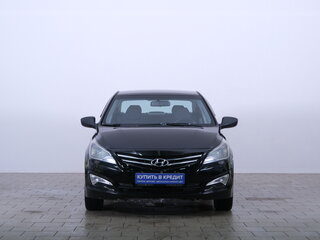 2016 Hyundai Solaris I Рестайлинг, чёрный, 999000 рублей, вид 2