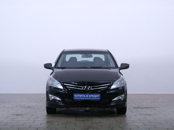 2016 Hyundai Solaris I Рестайлинг, чёрный, 999000 рублей - вид 1