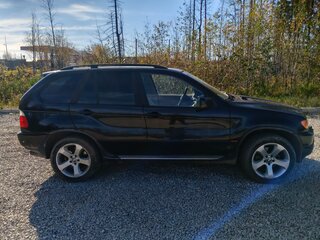 2002 BMW X5 3.0i I (E53), чёрный, 800000 рублей, вид 2