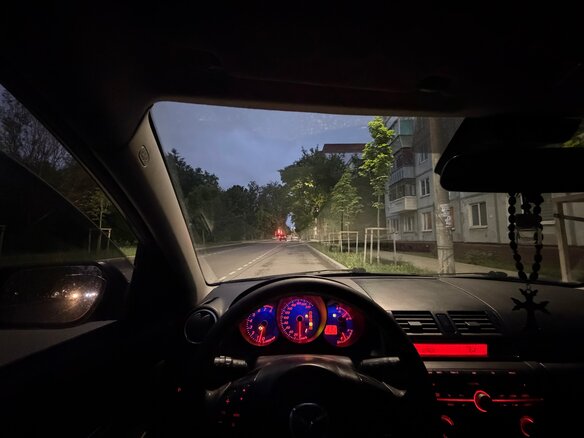 2008 Mazda 3 I (BK) Рестайлинг, синий - вид 14