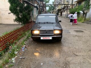 2011 Lada (ВАЗ) 2107, чёрный, 250000 рублей, вид 2