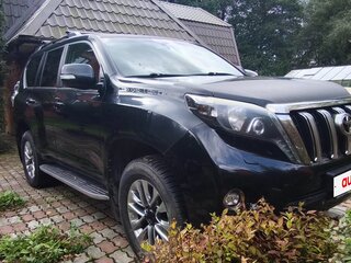 2017 Toyota Land Cruiser Prado 150 Series Рестайлинг 1, чёрный, 4200000 рублей, вид 2