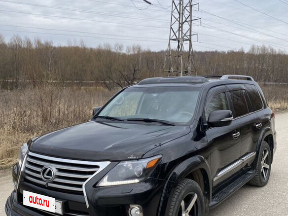 2012 Lexus LX 570 III Рестайлинг, чёрный, 3500000 рублей