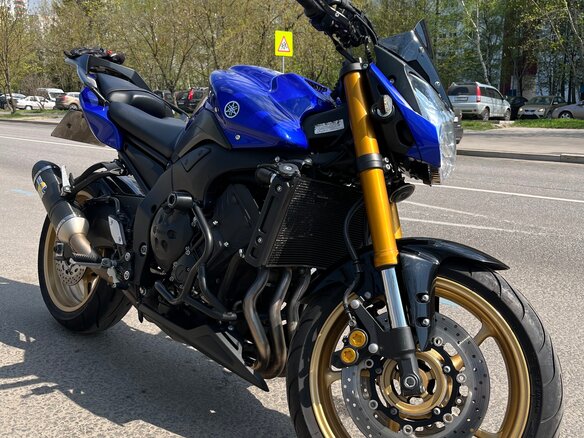 2010 Yamaha FZ8, синий, 680000 рублей - вид 5