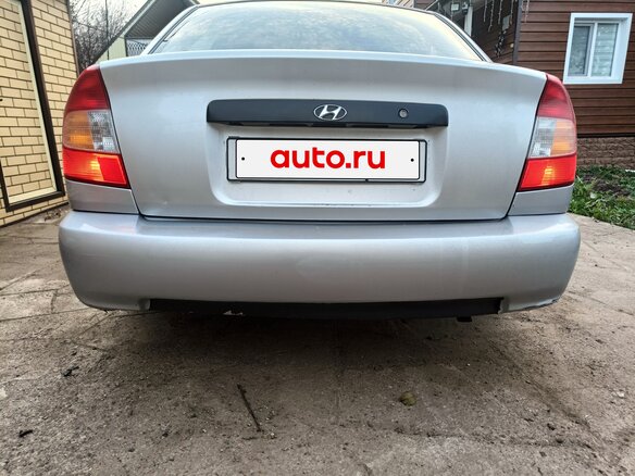 2007 Hyundai Accent ТагАЗ II, серебристый, 350000 рублей - вид 6
