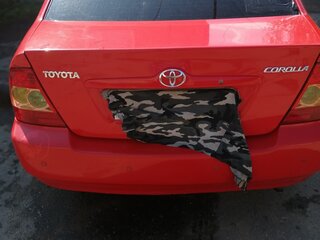 2006 Toyota Corolla IX (E120, E130) Рестайлинг, красный, 450000 рублей, вид 2