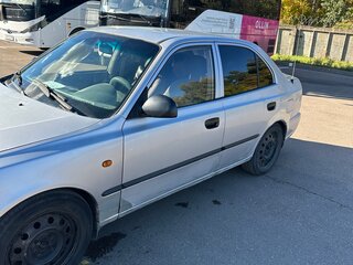 2006 Hyundai Accent ТагАЗ II, серебристый, 310000 рублей, вид 4