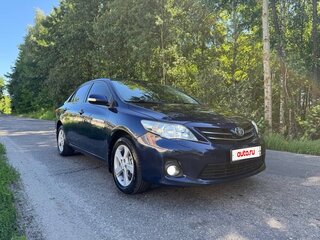 2012 Toyota Corolla X (E140, E150) Рестайлинг, синий, 1300000 рублей, вид 2