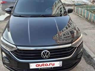 2021 Volkswagen Polo VI, чёрный, 1550000 рублей, вид 4