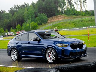 2022 BMW X4 M Competition I (F98) Рестайлинг, синий, 6800000 рублей, вид 2