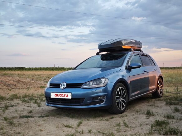 2013 Volkswagen Golf VII, голубой - вид 2