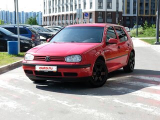 1998 Volkswagen Golf IV, красный, 750000 рублей, вид 2