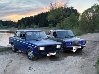 1986 Lada (ВАЗ) 2105, синий, 120000 рублей, вид 3