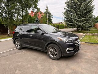 2017 Hyundai Santa Fe III Рестайлинг, серебристый, 1550000 рублей, вид 2