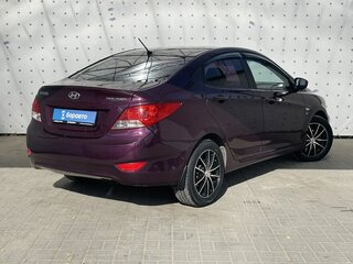 2014 Hyundai Solaris I, фиолетовый, 955000 рублей, вид 5