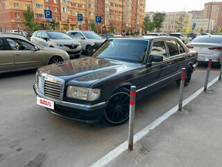 1989 Mercedes-Benz S-Класс 420 II (W126) Рестайлинг, синий, 1400000 рублей, вид 1