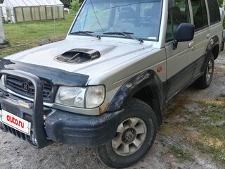 2002 Hyundai Galloper II, серебристый, 430000 рублей, вид 2