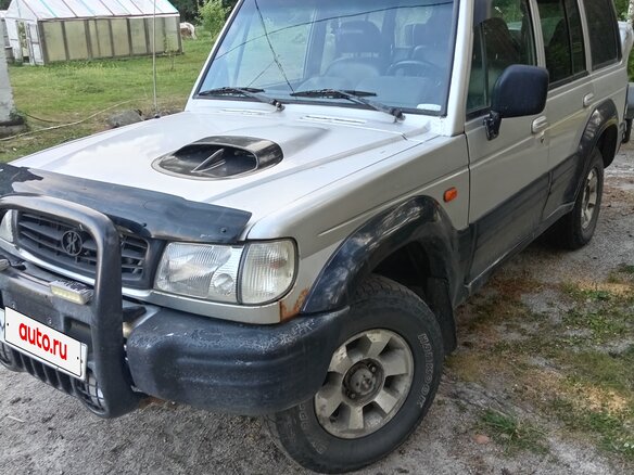 2002 Hyundai Galloper II, серебристый, 430000 рублей - вид 1