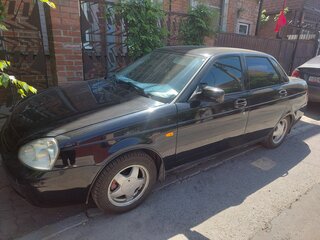 2007 Lada (ВАЗ) Priora I, чёрный, 350000 рублей, вид 2