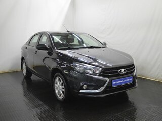 2016 Lada (ВАЗ) Vesta I, чёрный, 791000 рублей, вид 3