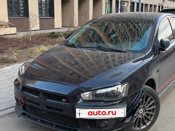 2008 Mitsubishi Lancer X, чёрный, 950000 рублей - вид 2