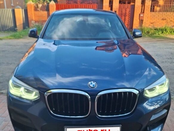 2019 BMW X4 20d II (G02), синий - вид 3