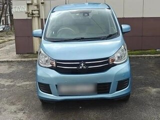 2018 Mitsubishi eK Wagon III Рестайлинг, синий, 730000 рублей, вид 3