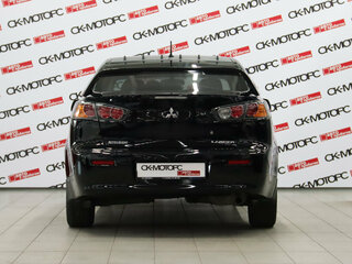 2012 Mitsubishi Lancer X Рестайлинг, чёрный, 720250 рублей, вид 4