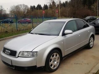 2002 Audi A4 II (B6), серебристый, 460000 рублей, вид 1