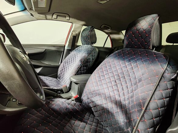 2008 Toyota Corolla AMT X (E140, E150), красный - вид 12