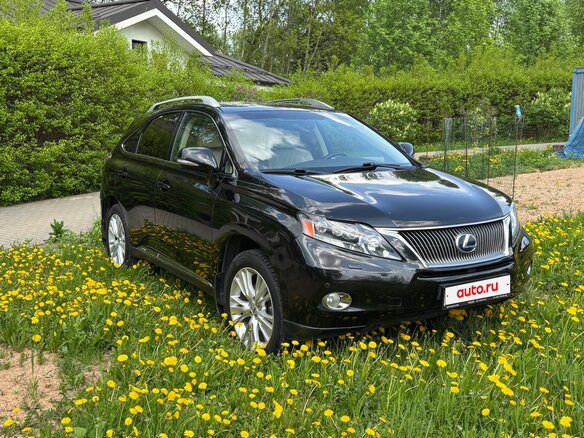 2011 Lexus RX 450h III, чёрный