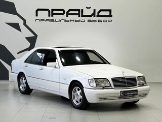 1997 Mercedes-Benz S-Класс 500 III (W140) Рестайлинг, белый, 8470000 рублей, вид 3