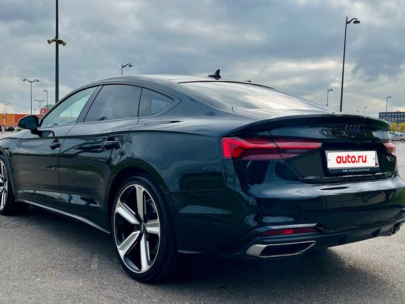 2020 Audi A5 40 TDI II (F5) Рестайлинг, чёрный - вид 9