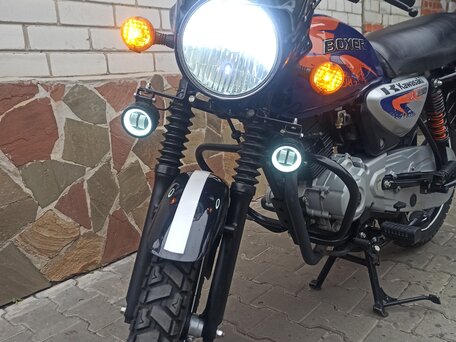 2020 Bajaj Boxer BM 150X, синий, 110000 рублей, вид 5