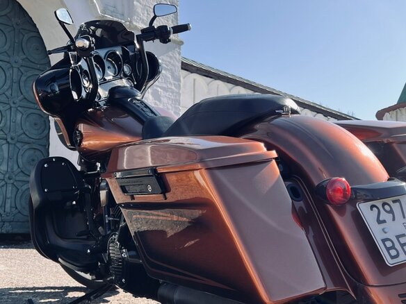 2011 Harley-Davidson Street Glide, коричневый, 999000 рублей - вид 9