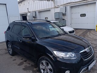 2012 Hyundai Santa Fe II Рестайлинг, чёрный, 1100000 рублей, вид 2