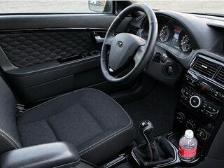 2014 Lada (ВАЗ) Priora I Рестайлинг, чёрный, 465000 рублей, вид 4