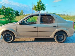 2012 Renault Logan I Рестайлинг, бежевый, 280000 рублей, вид 4