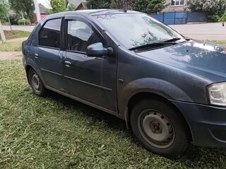 2011 Renault Logan I Рестайлинг, синий, 180000 рублей, вид 2