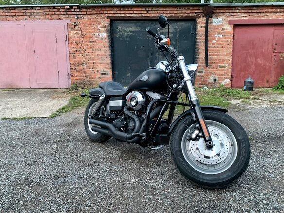 2013 Harley-Davidson Fat Bob, чёрный, 1100000 рублей - вид 6