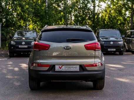 2015 Kia Sportage III Рестайлинг, серебристый, 1241000 рублей, вид 4