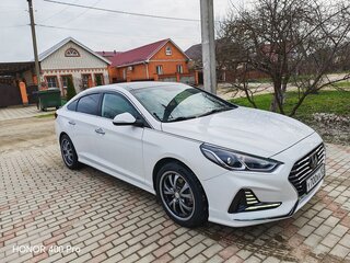 2017 Hyundai Sonata LPi VII (LF) Рестайлинг, белый, 1600000 рублей, вид 2